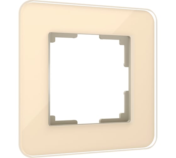 Изображение товара Рамка WERKEL W0012443 на 1 пост Elite айвори стекло a057882