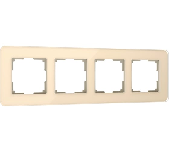 Изображение товара Рамка WERKEL W0042443 на 4 поста Elite айвори стекло a057885