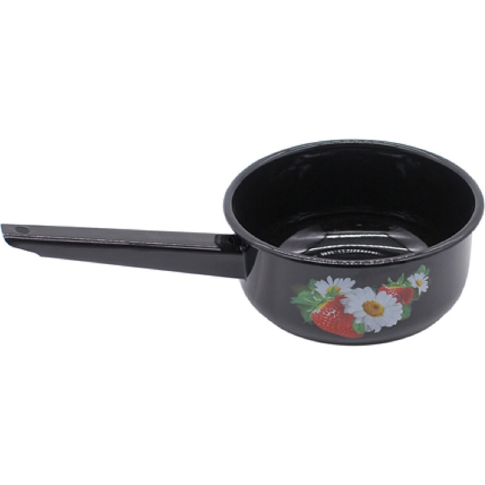 Изображение товара Ковш эмаль 1.5 л Сибирские товары черный ТП5599 для газовых и индукционных плит