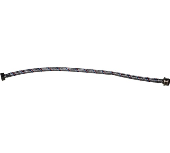 Изображение товара Подводка гибкая для воды (0.5 м; 1/2"; гайка-штуцер) Зубр 51005-G/S-050