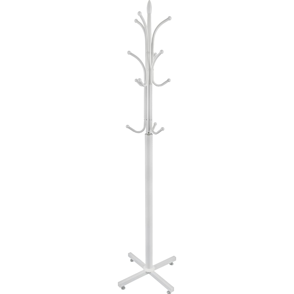 Изображение товара Вешалка напольная металлическая LAKO Белая 180 см 12 крючков LKD-VESH-2087-W