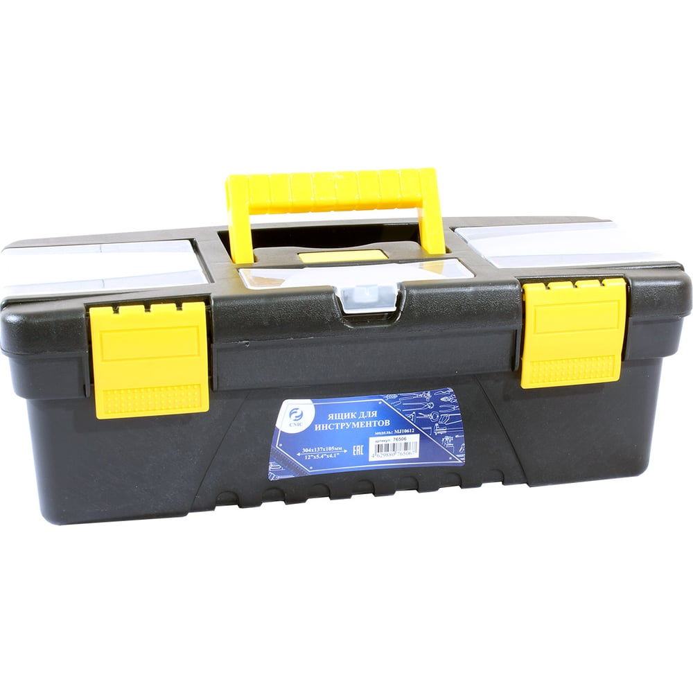 Изображение товара Ящик инструментальный пластмассовый CNIC 304х137х105мм 12 MJ10612 76506
