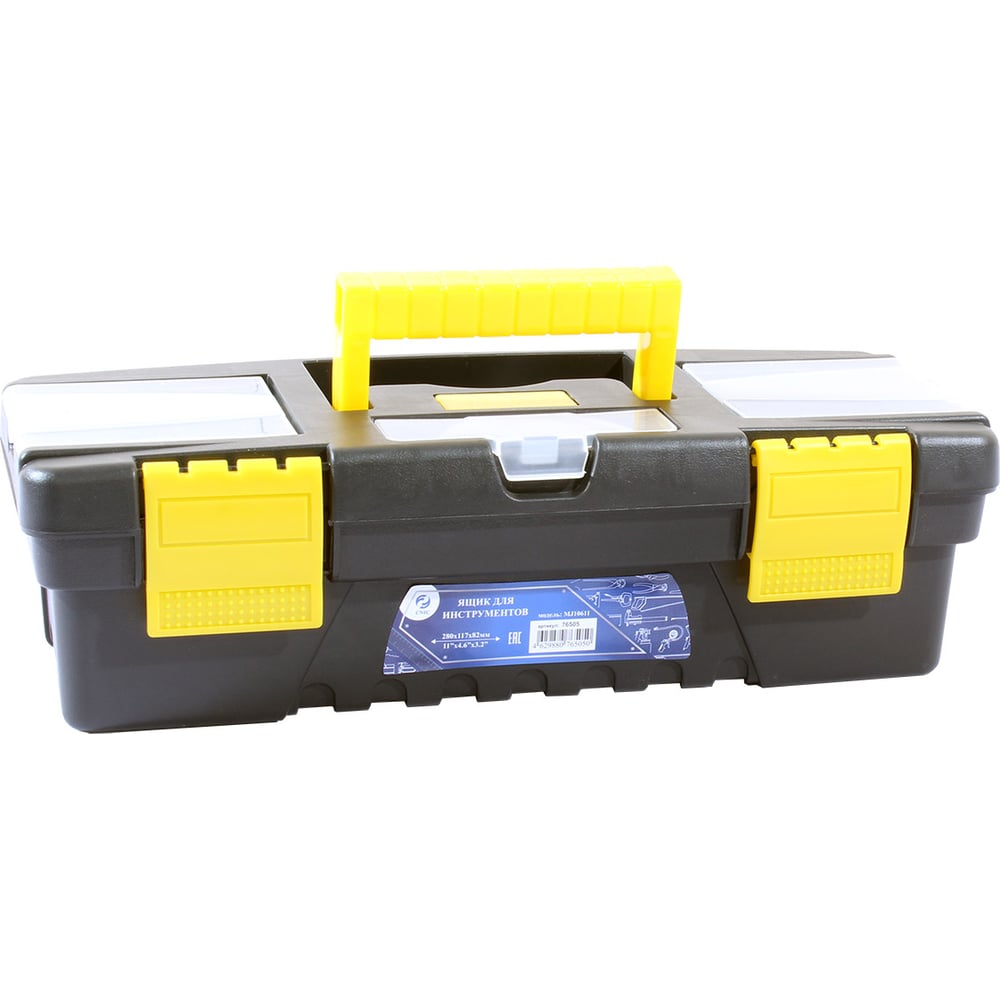 Изображение товара Ящик инструментальный пластмассовый CNIC 280х117х 82мм 11 MJ10611 76505