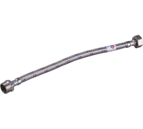 Изображение товара Подводка гибкая (2 м; 1/2"; гайка-штуцер) для воды Зубр 51005-G/S-200