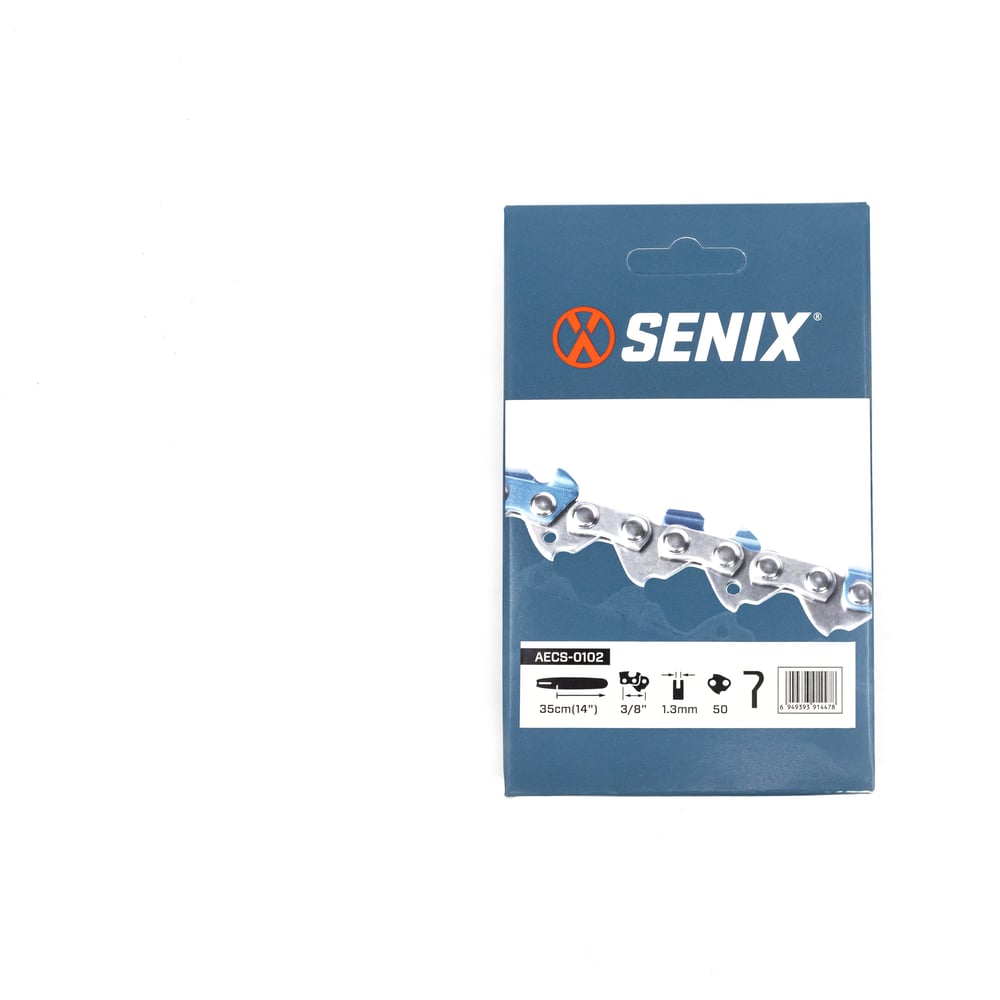 Цепь пильная SENIX 14” (35 см), шаг 3/8”, паз 1.3 мм, 50 звеньев AECS-0102