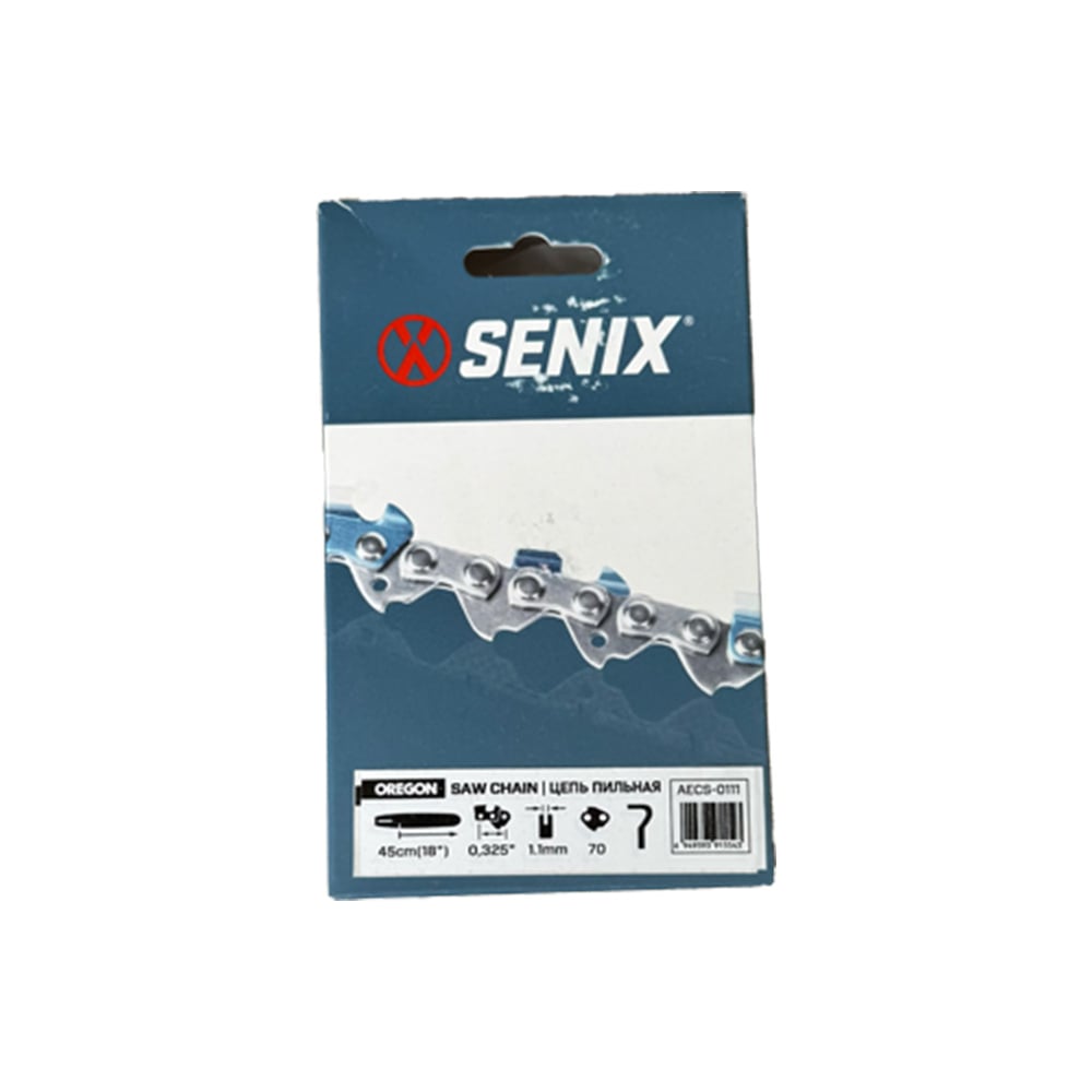 Цепь пильная SENIX 5” (12 см), шаг 0.3”, паз 1.1 мм, 29 звеньев AECS-0107