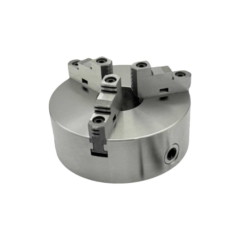 Изображение товара Патрон токарный TORNERI ф 200 мм 3-х кул. 7100-0034 (К11-200С/С5) со сборными (универсальными) кулачками Т028363