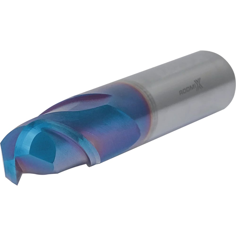 Изображение товара Концевая сферическая фреза RODMIX 2 зуба, HRC 65, Nano Blue 1х2х50 R0.5 6010020503