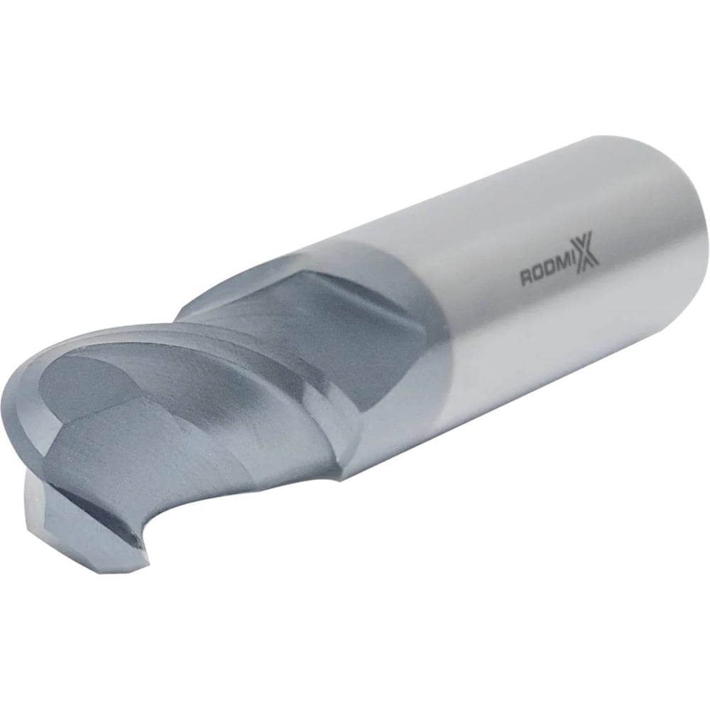 Изображение товара Концевая сферическая фреза RODMIX 2 зуба, HRC 45, AlTiN, удлиненная 6х12х75 R3 6060120754