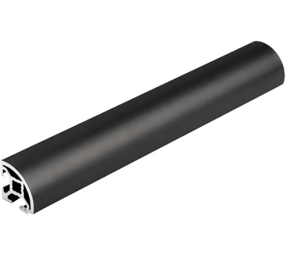 Изображение товара Профиль конструкционный Алтервиа 20х20 закругленный черный, паз 6 A23202006X1500