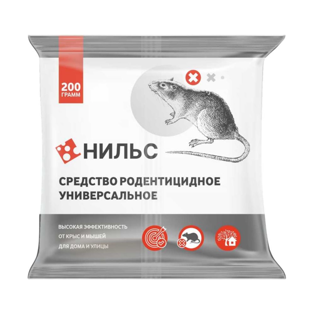 Изображение товара Средство INTERFIX НИЛЬС Брикет против крыс и мышей Изображение товара Средство INTERFIX НИЛЬС Брикет против крыс и мышей