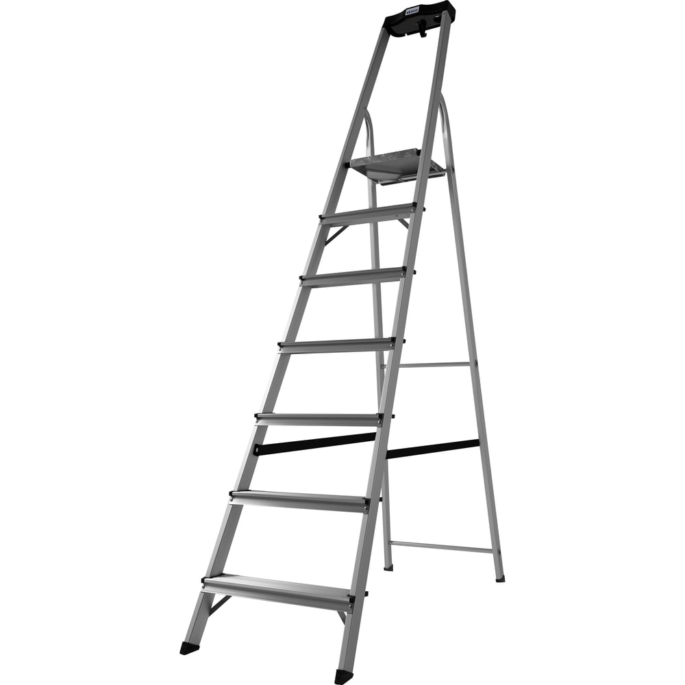 Изображение товара Анодированная стремянка Krause SAFIRA 7 ступ 119759