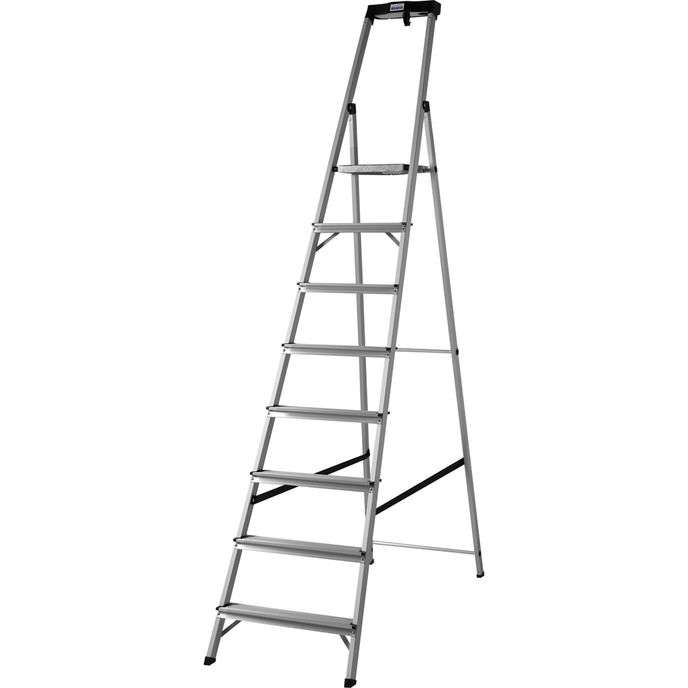 Изображение товара Стремянка Krause SELENA 8 ступеней Анодированная 3,66 м рабочая высота