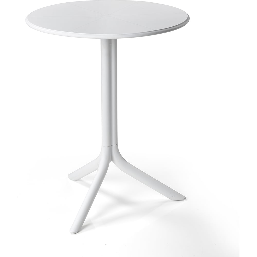 Изображение товара Стол NARDI SPRITZ круглый белый 605 мм, складной, садовый