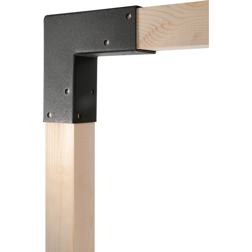 Изображение товара Соединительный коннектор Г-образный для бруса ООО СКП 50х50, сталь 2 мм, порошковая покраска, 1 шт СТ-031Ч