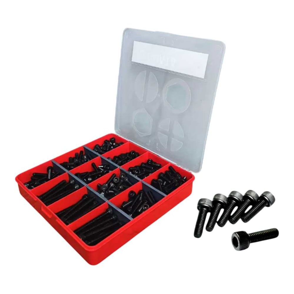 Изображение товара Винты М6 DIN912 черные/оксидированное покрытие в органайзере 55 мм 12.9 HEX5