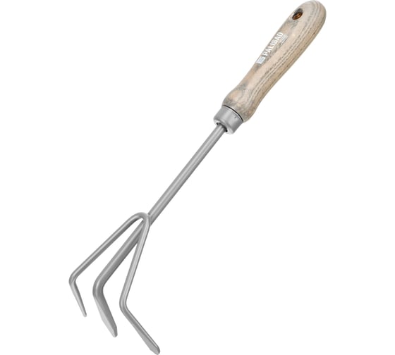 Изображение товара Рыхлитель трехзубый PALISAD 100х345 мм, стальной, рукоятка из ясеня, LUXE 62635