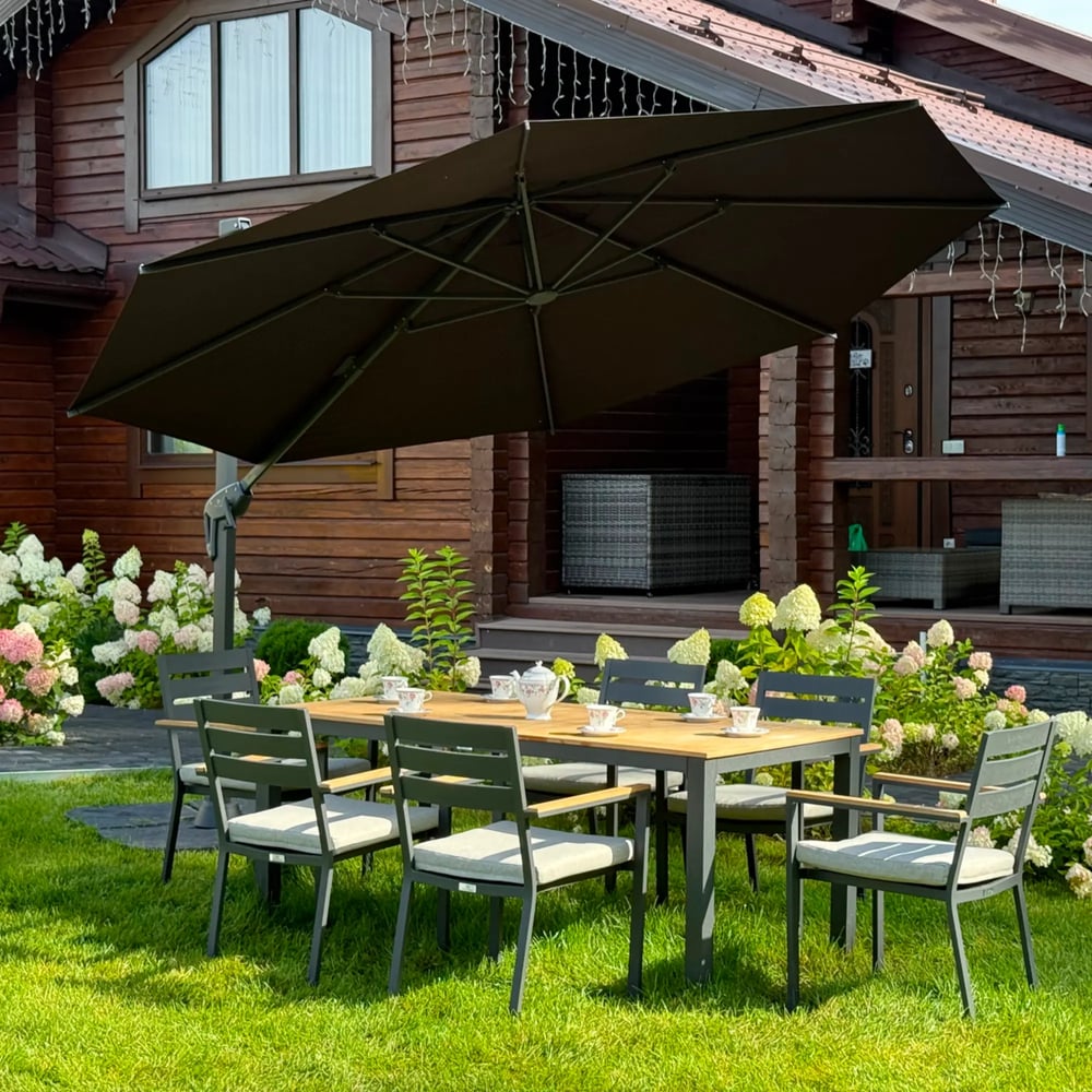 Изображение товара Зонт Royal Family SKY круглый без утяжелителей, черный 790-91