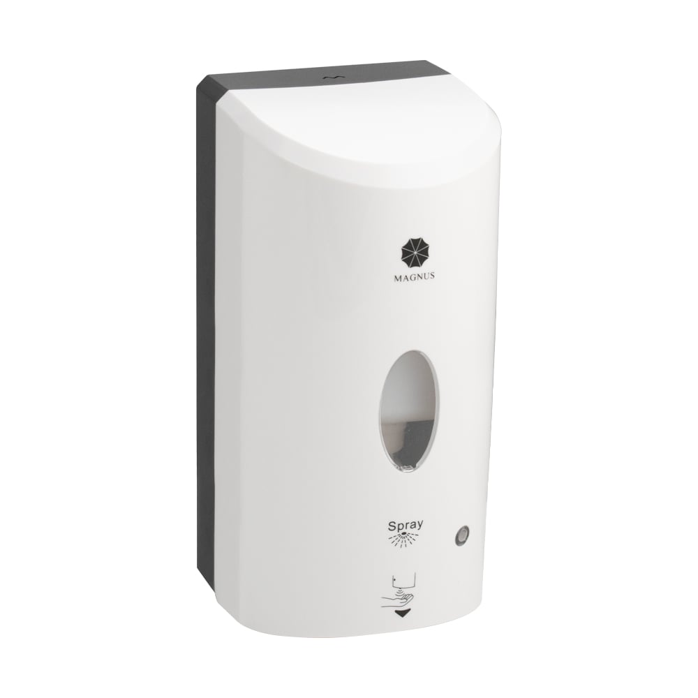 Изображение товара Дозатор сенсорный для антисептика GFmark серия "МАГНУС", 1200 мл, корпус АБС пластик, цвет белый. 682