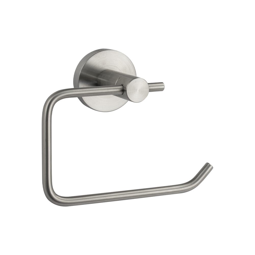 Изображение товара Держатель туалетной бумаги GFmark без экрана, из нержавеющей стали, с круглым основанием, цвет сатин 80002