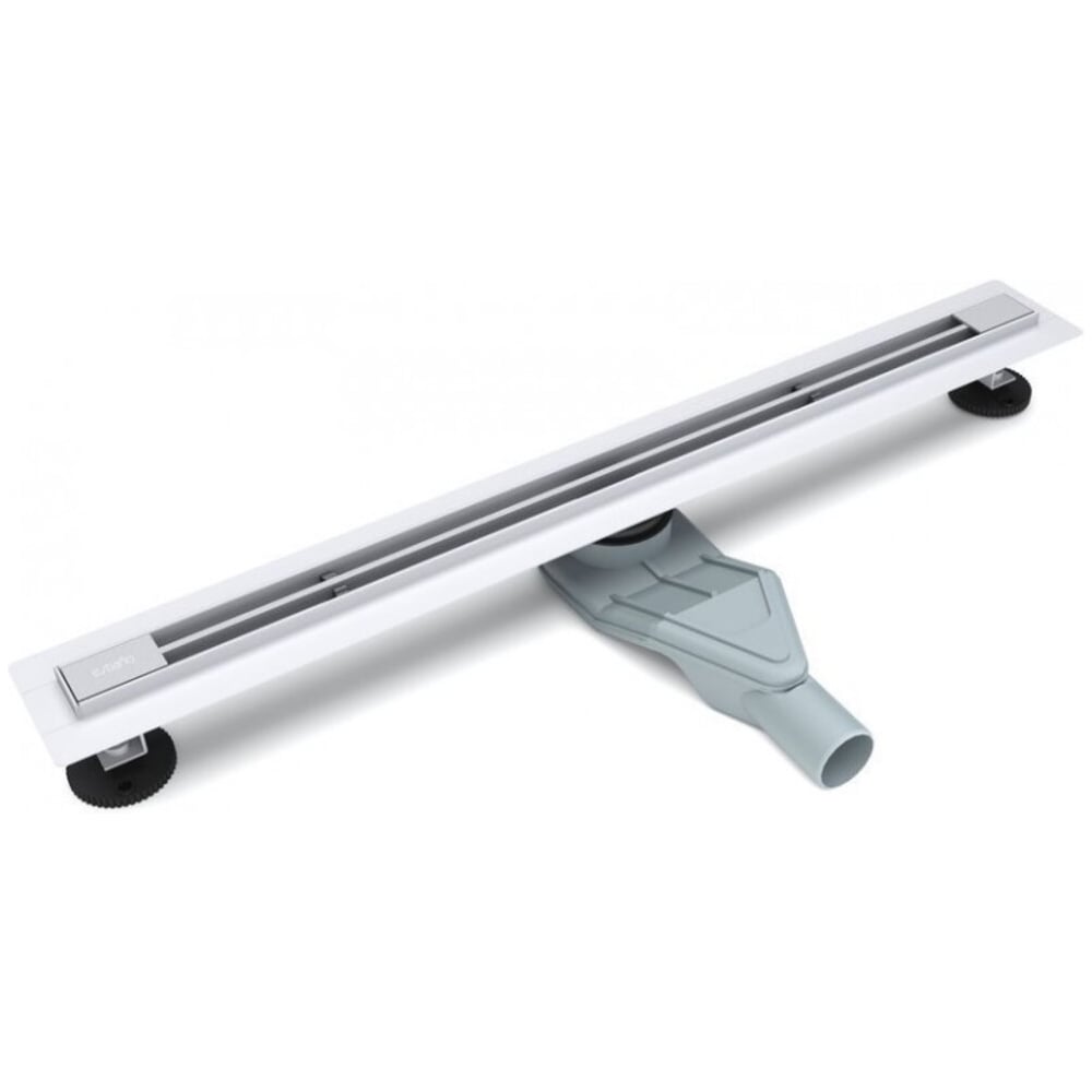 Изображение товара Желоб душевой Esbano Slim решетка LINE длина 70 см матовый хром ESTRSLMLINE70MC