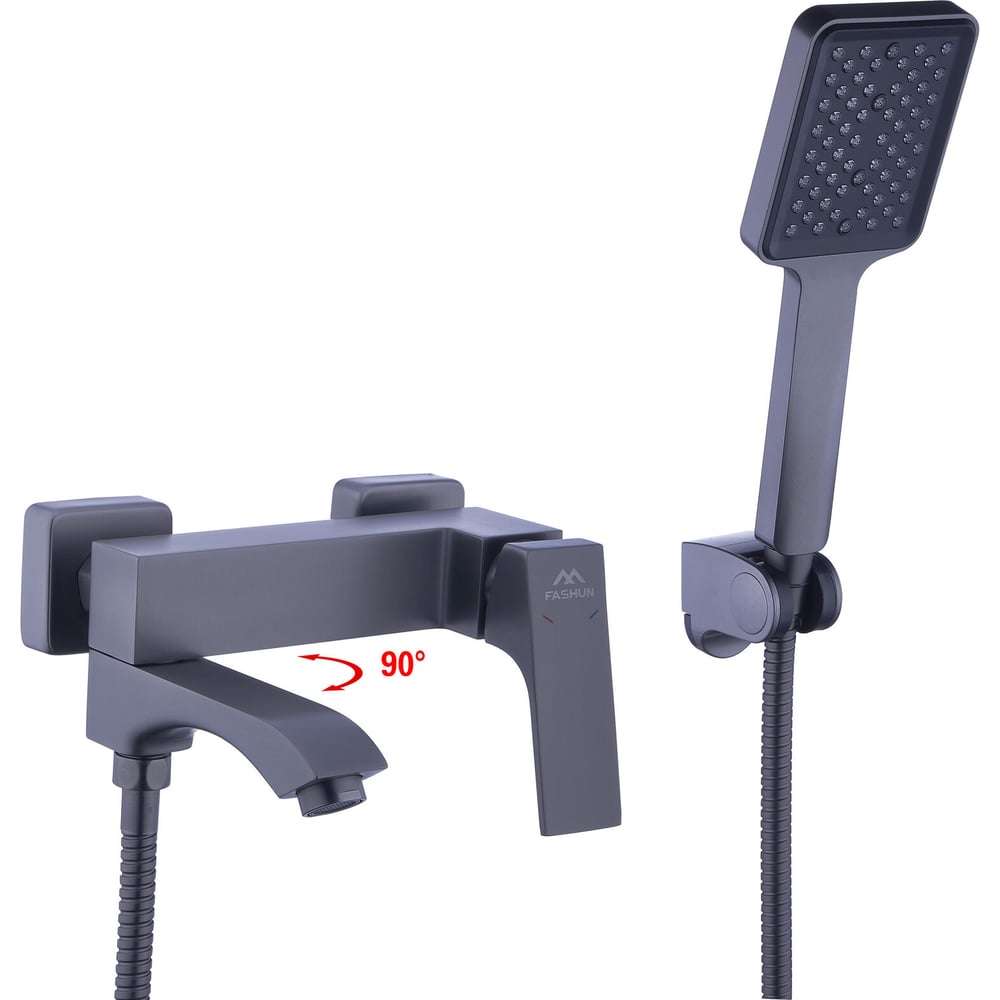 Изображение товара Смеситель ванно-душевой FASHUN излив поворотный, латунь A3290-N A3290-17