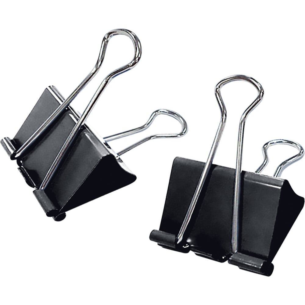 Изображение товара Зажимы Staff ECO 19 мм 12 шт - на 60 листов, черные