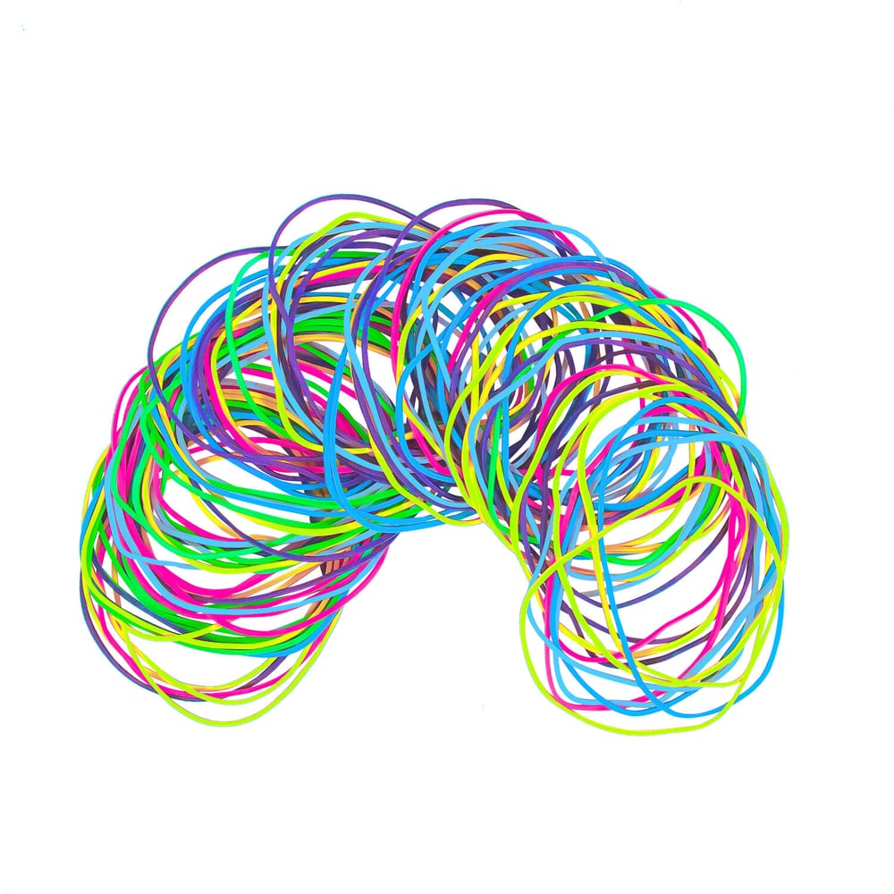 Изображение товара Резинки банковские TPR универсальные BRAUBERG SPECIAL диаметр 60 мм, 50 г, яркие цвета 440190
