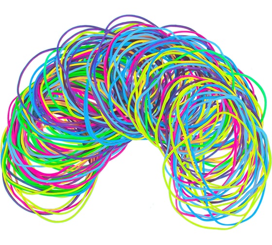 Изображение товара Резинки банковские TPR универсальные BRAUBERG SPECIAL диаметр 60 мм, 100 г, яркие цвета 440191