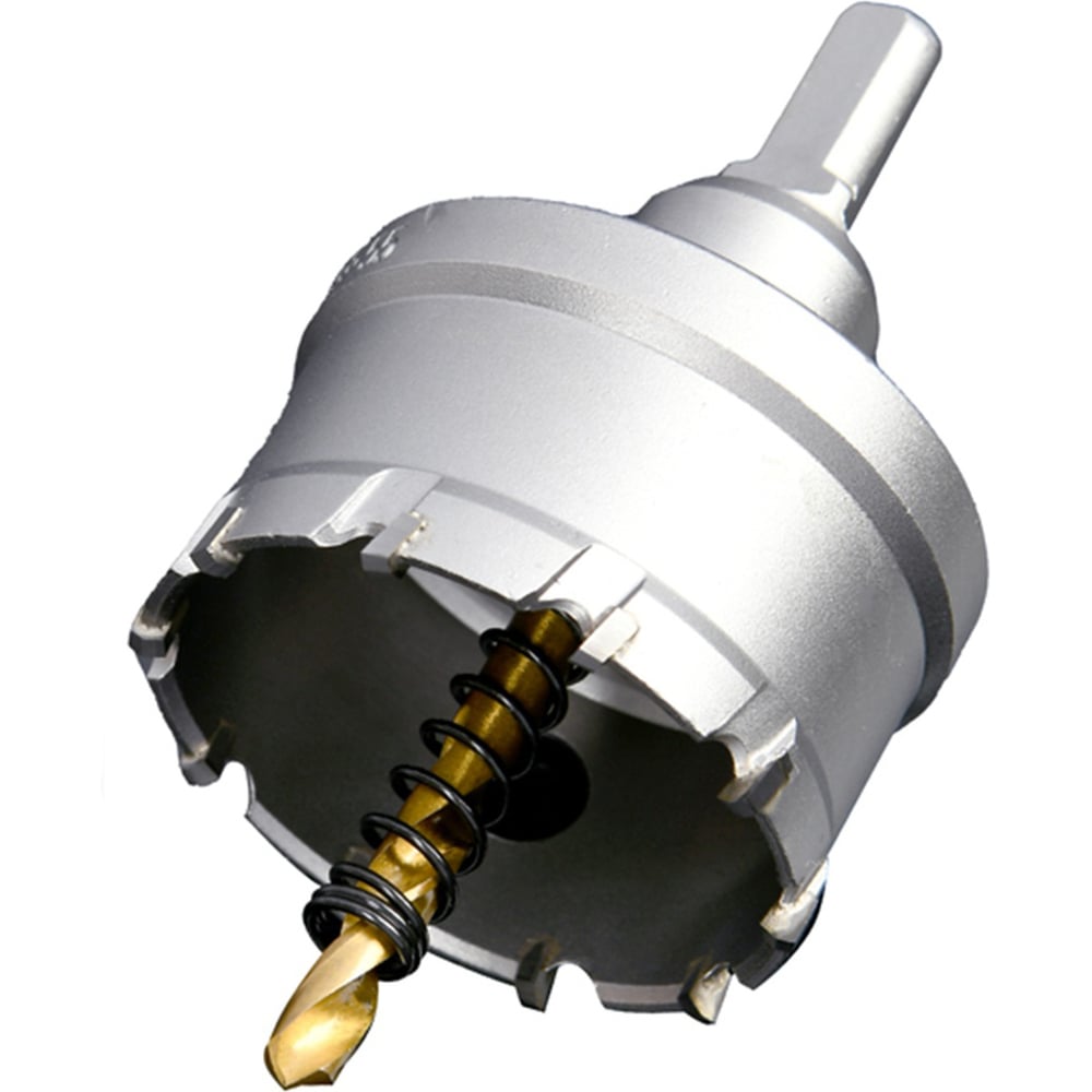 Изображение товара Коронка по металлу DELI 53мм твердосплавная с центрирующим сверлом DH-TCT053-E1 229587