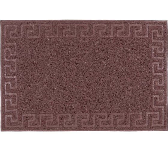 Изображение товара Коврик Sunstep Spongy Меандр 60х90 см, коричневый 38-322