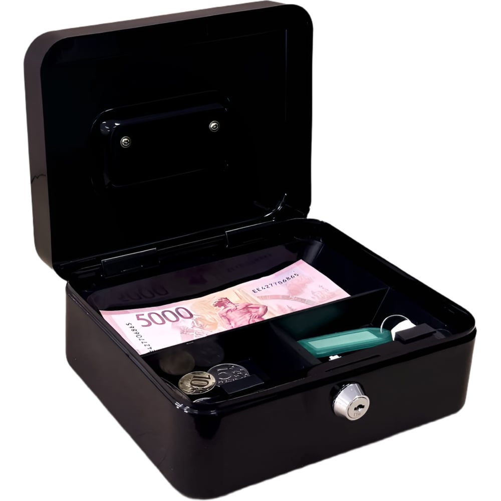Изображение товара Ящик для хранения денег ТПК Технологии Контроля Кэшбокс YFC-20, цвет: черный 24418