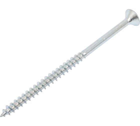 Изображение товара Шуруп для дерева Bohrer 6x100, универ., белый, 100 шт. SWZ-6х100-100