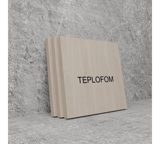 Изображение товара Фанера 600x600 15 мм в упаковке 3шт Сорт 3/3 Teplofom Ф15