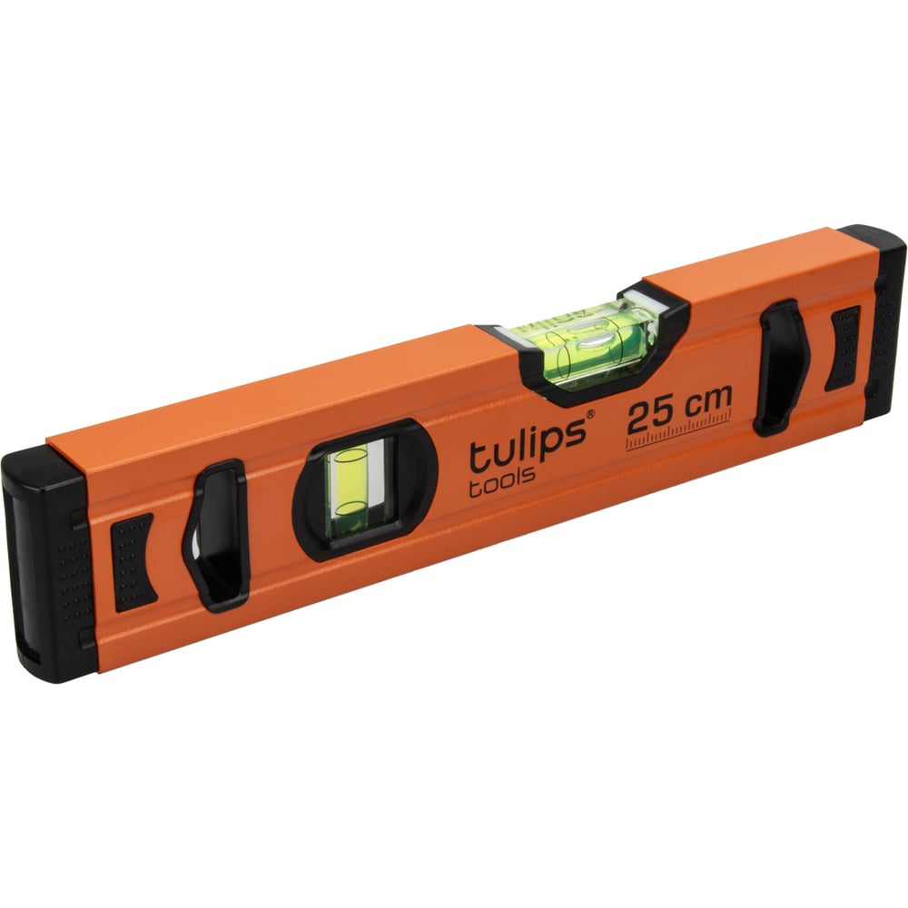 Изображение товара Уровень Tulips Tools 2 глазка, 25 см, мини II13-600