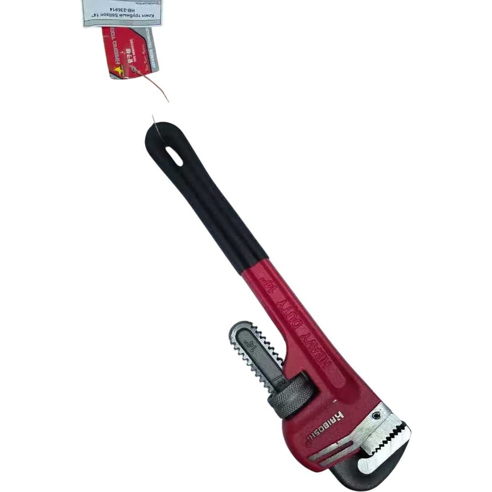 Изображение товара Ключ трубный Stillson 18 С ОБРЕЗИНЕННОЙ РУЧКОЙ HAIBOSHI 21588