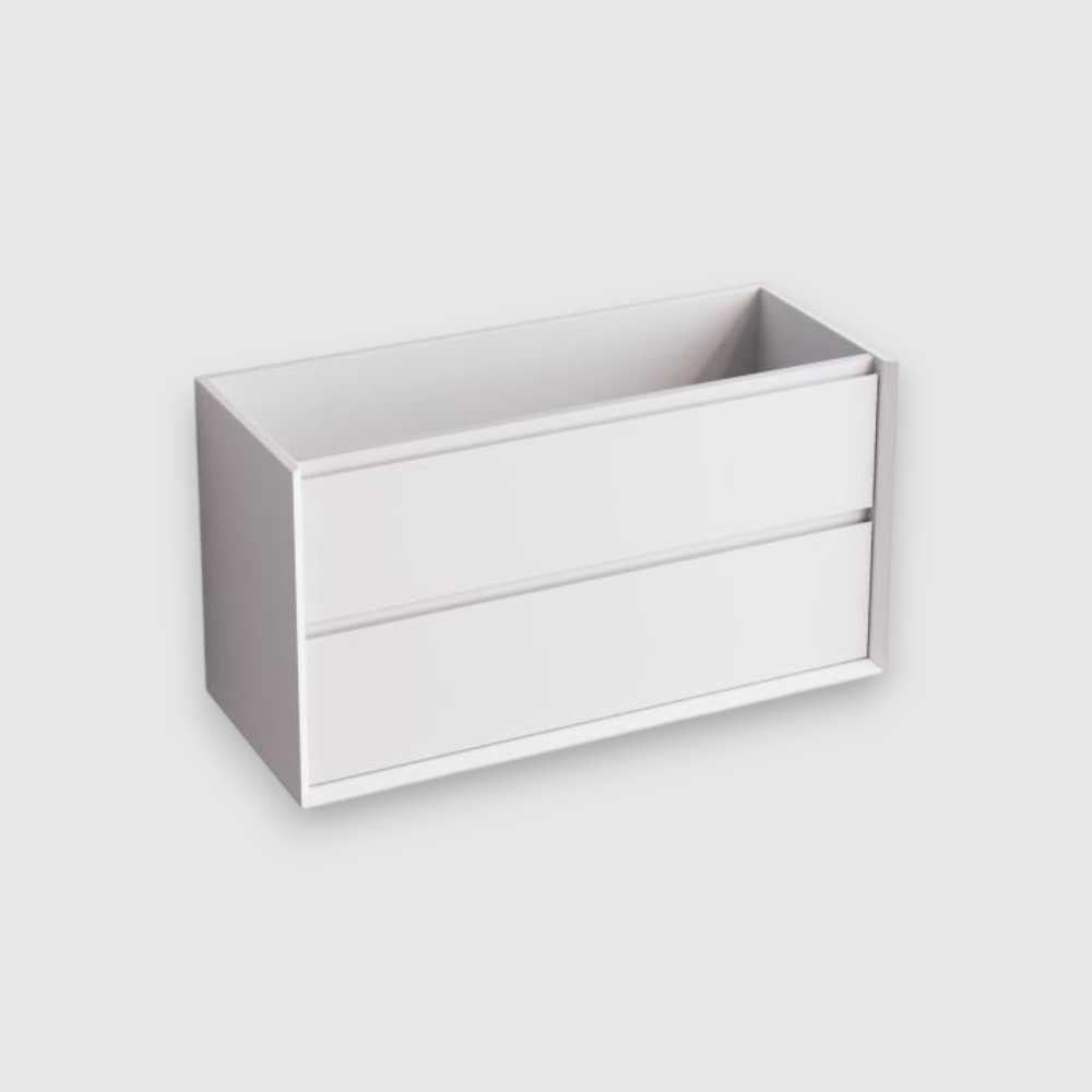 Изображение товара Тумба под раковину Nofer COOL с 2 выдвижными ящиками 100x45x54 белый CL.100.WM