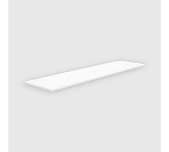 Изображение товара Столешница накладная на тумбу для раковины-чаши Nofer FLAT 101x46 белый EP101.W