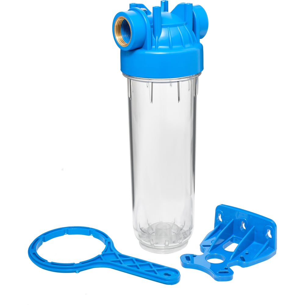 Изображение товара Корпус прозрачный AQUA PRO 10 SL резьба 3/4 для холодной воды АКВАПРО ВИ972