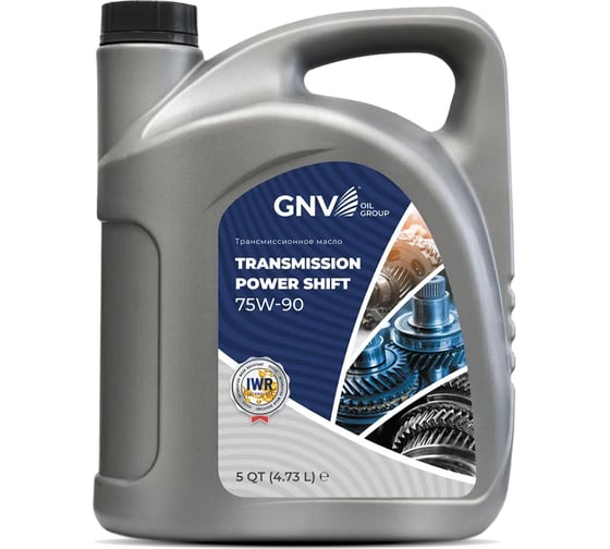 Изображение товара Трансмиссионное масло GNV Transmission Power Shift 75W-90 GL-4/5 4 л GTP1M72010016547590004