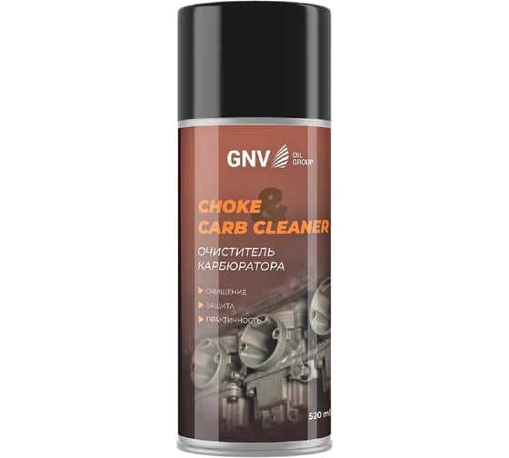 Изображение товара Очиститель карбюратора GNV Choke & Carb Cleaner 520 мл GСС8151015578958500520