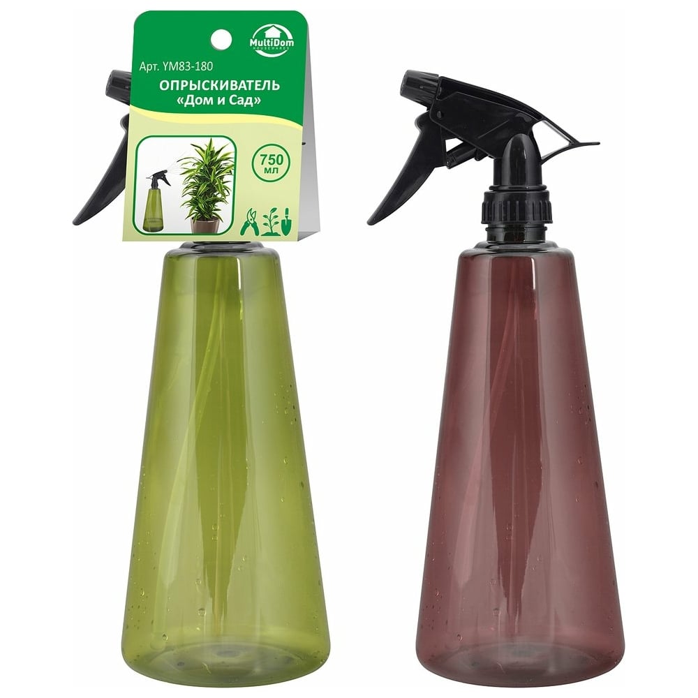 Изображение товара Опрыскиватель МУЛЬТИДОМ 750 мл ручной для дома и сада
