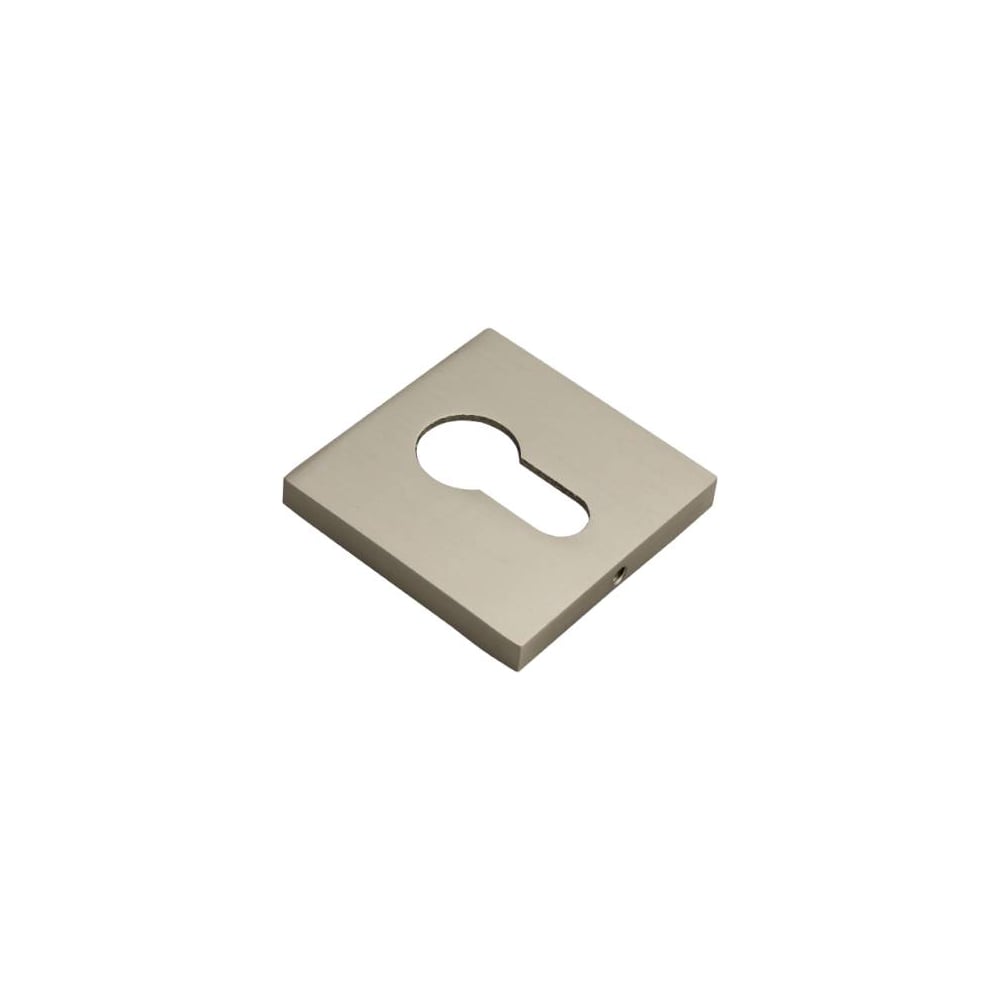 Изображение товара Накладка на цилиндр RUCETTI RAP KH SLIM-S MSN, на квадратной розетке 6 мм, цвет - матовый сатинированный никель 9020348