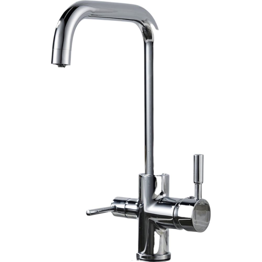 Изображение товара Смеситель ALOUTE для кухни однорычажный 340 мм хром с питьевой водой A60713