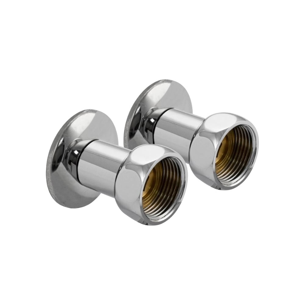 Изображение товара Американка Санакс латунная прямая хромированная 1F-1/2M