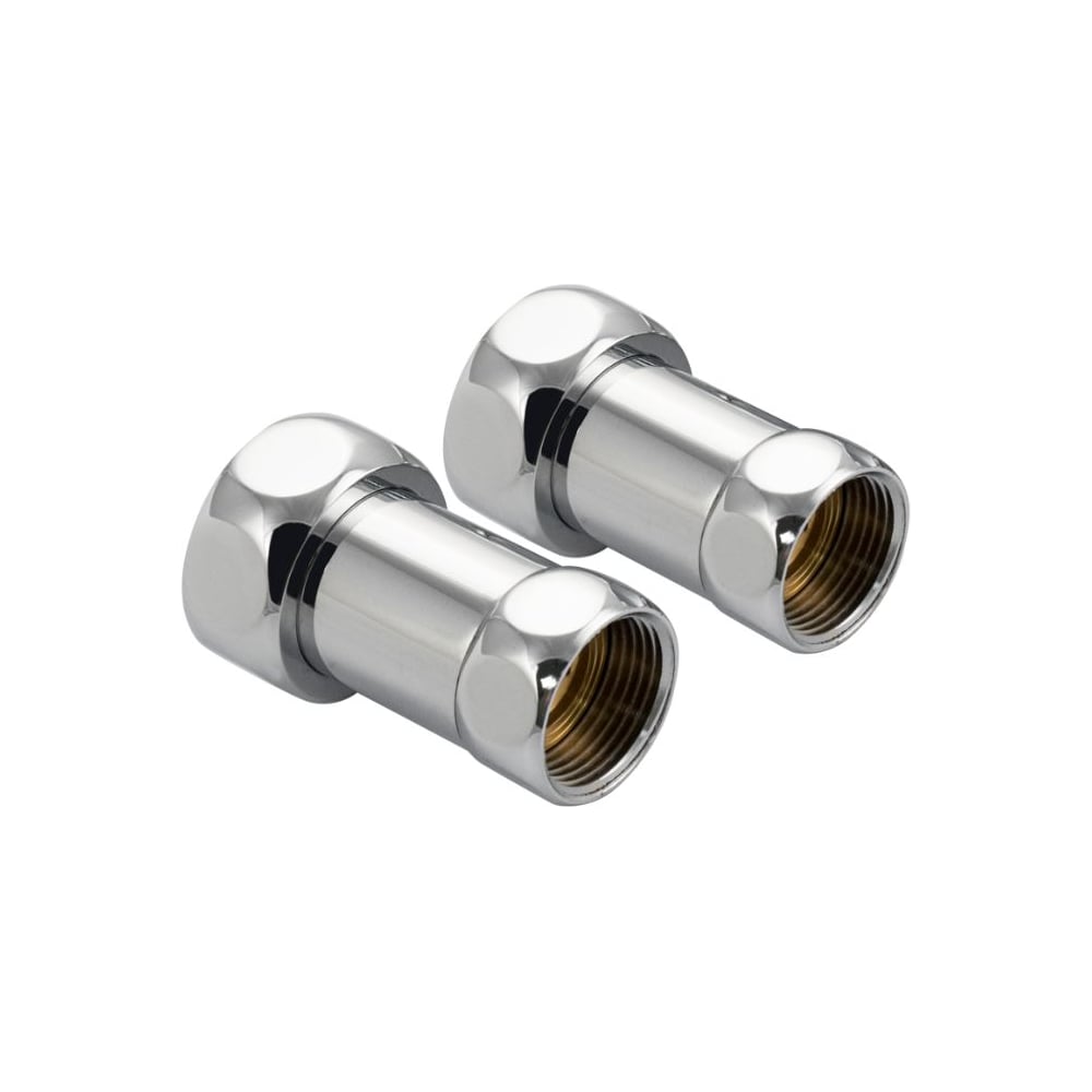 Изображение товара Американка Санакс хромированная, прямая, к полотенцесушителю 1х3/4, г/г, пара 395