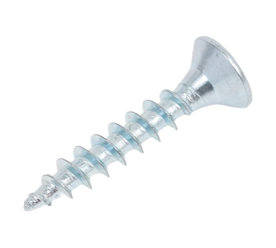 Изображение товара Шуруп для дерева Bohrer 3,5x20, универ., белый, 1000 шт. SWZ-3,5х20-1000