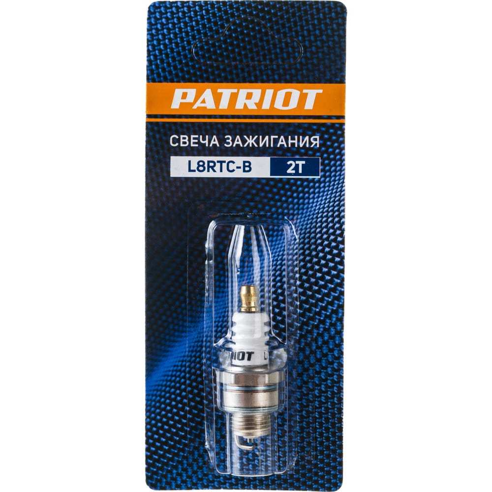 Свеча зажигания Patriot свечи patriot l7rtc b для 2т двигателей шестигранник 19 мм резьба м14х1 25