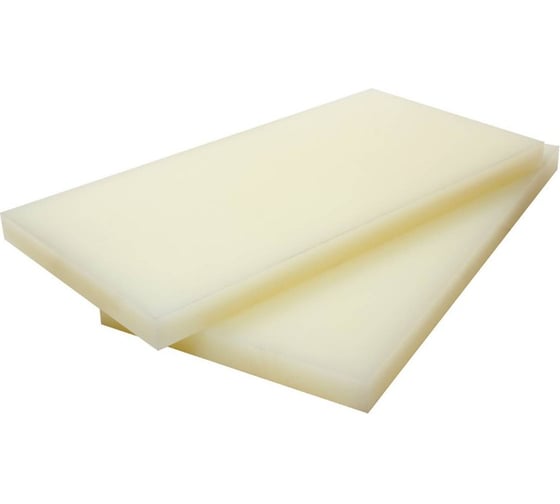 Изображение товара Капролон RUSBELT ПА-6 лист, 50 мм, 1000х1000 мм, литой +/- 63,2 кг, premium 00-00029129