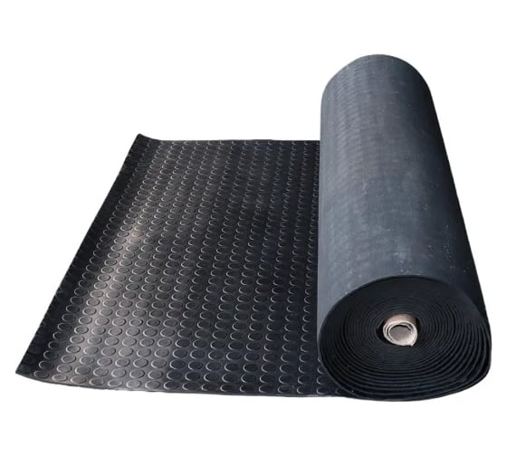Изображение товара Дорожка автомобильный Rusbelt пятачок, 4х1400 мм, длина +/-5 м, НЕ режем, мин 1 рулон +/-40 кг 00-00020430